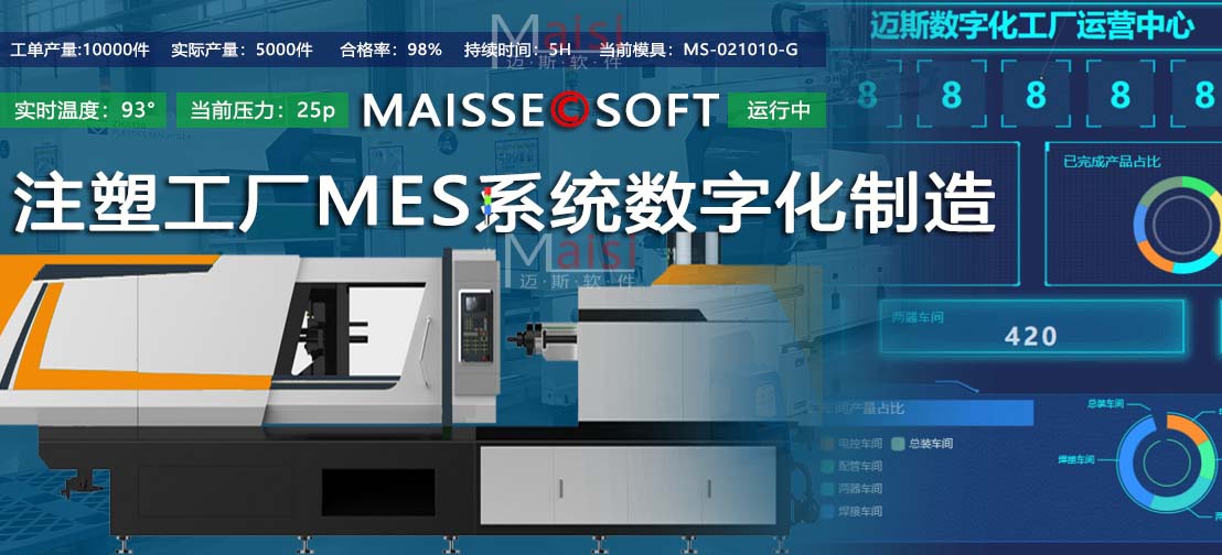 注塑行业MES系统 注塑工厂MES系统解决规划